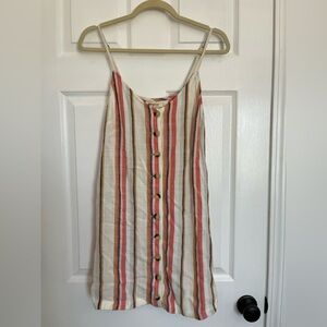 Rip Curl Seaport Striped Dress Small